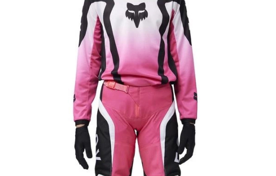 Bluza cross dziecięca FOX JUNIOR GIRLS 180 LEAN BLACK/PINK czarny różowy