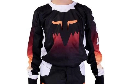 Bluza cross dziecięca FOX KIDS 180 RACE SPEC MIDNIGHT granatowy pomarańczowy