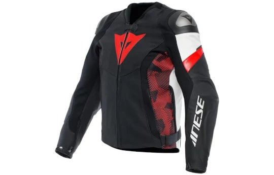 Kurtka skórzana DAINESE AVRO 5 BLACK/WHITE/ANTHRACITE czarny biały grafitowy