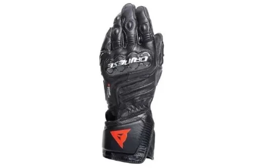 Rękawice sportowe DAINESE CARBON 4 LONG BLACK/FLO RED/WHITE czarny czerwony biały