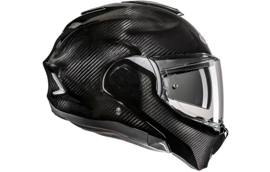 Kask szczękowy HJC F100 CARBON BLACK czarny