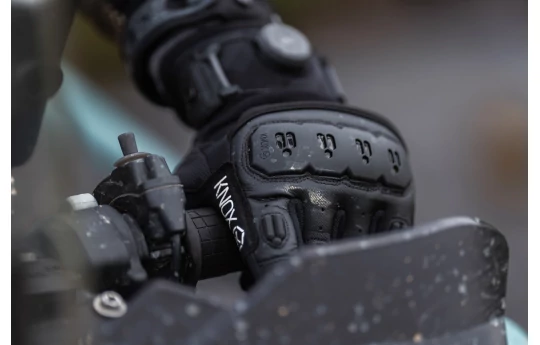 Rękawice miejskie KNOX ORSA TEXTILE OR4 SAGE GREEN zielony czarny