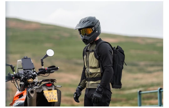 Kurtka tekstylna KNOX TOR SAGE zielony czarny