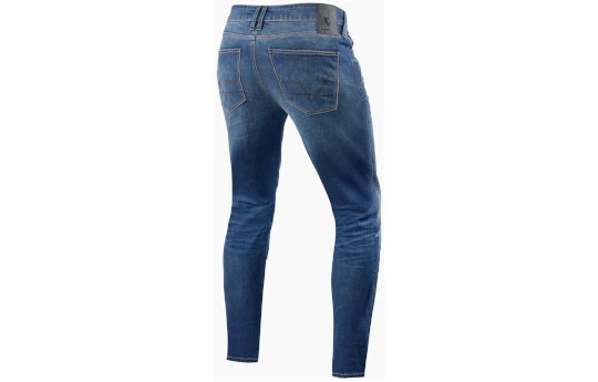 Jeansy motocyklowe REVIT CARLIN SK MEDIUM BLUE USED niebieski