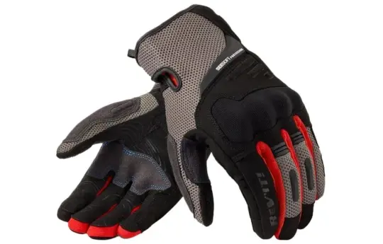 Rękawice miejskie REVIT CAVERN GREY/RED szary czerwony czarny