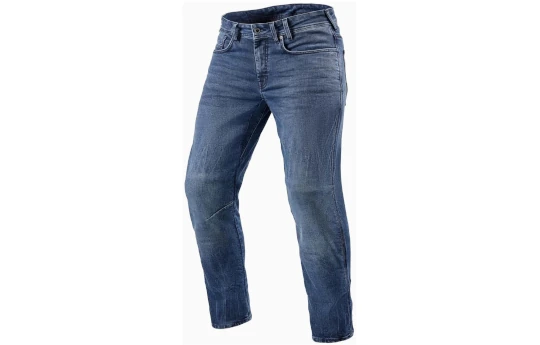 Jeansy motocyklowe REVIT DETROIT 2 MEDIUM GREY USED szary