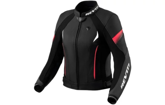 Kurtka skórzana damska REVIT XENA 4 LADY BLACK/PINK czarny różowy