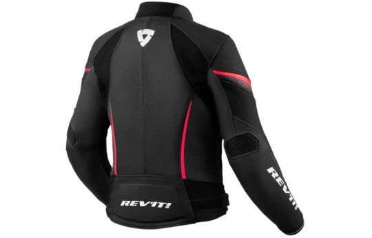 Kurtka skórzana damska REVIT XENA 4 LADY BLACK/PINK czarny różowy