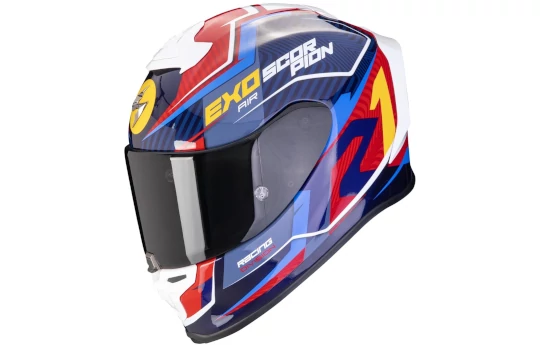 Kask integralny SCORPION EXO-R1 AIR VATIS BLACK/BLUE/RED czarny niebieski czerwony