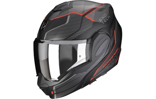 Kask szczękowy SCORPION EXO-TECH CONQUER BLACK/FLUO czarny żółty fluo