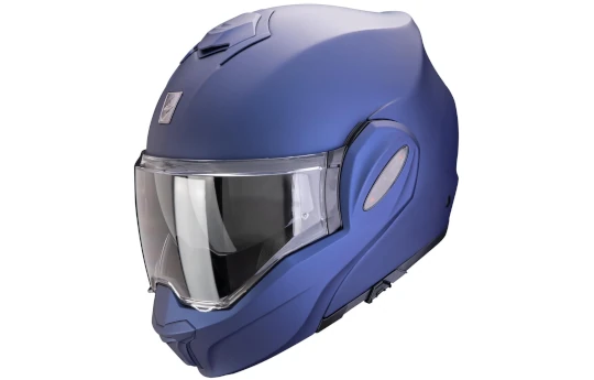 Kask szczękowy SCORPION EXO-TECH EVO PRO MATT PEARL BLACK czarny mat