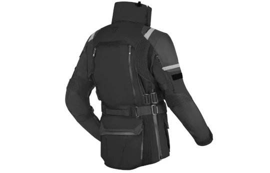 Kurtka tekstylna SECA ARRAKIS III TITANIUM szary żółty fluo czarny