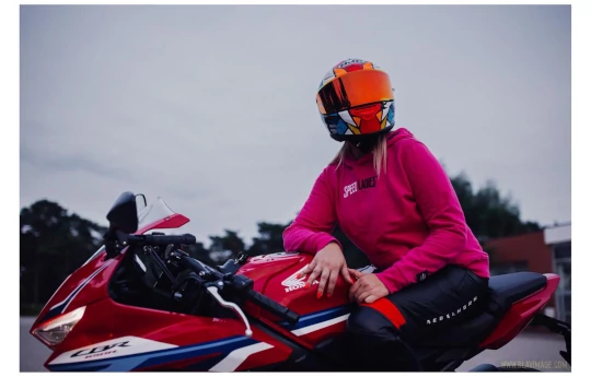 Bluza damska SPEED LADIES BLACK czarny różowy