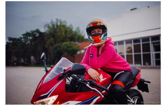 Bluza damska SPEED LADIES BLACK czarny różowy