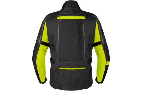 Kurtka tekstylna SPIDI 4 SEASON V3 YELLOW FLUO czarny żółty fluo