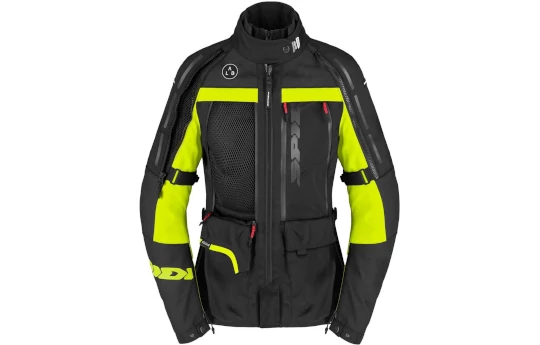 Kurtka tekstylna damska SPIDI 4 SEASON V3 LADY MUD czarny beżowy