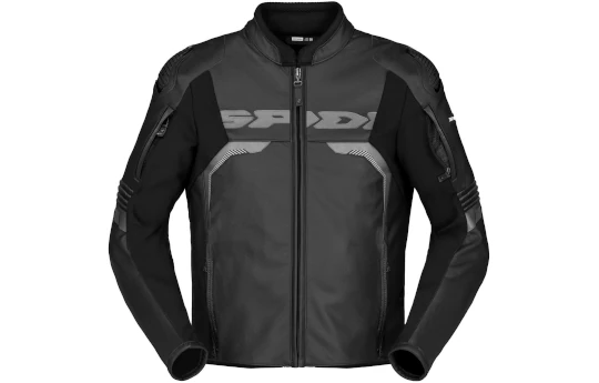 Kurtka skórzana SPIDI EVORIDER 3 RED czarny czerwony