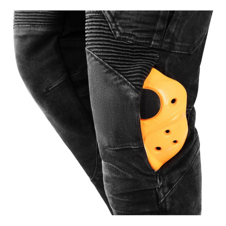 Jeansy motocyklowe SECA SQUARE II BLACK czarny