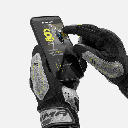 Rękawice miejskie SHIMA STREAM VENT YELLOW FLUO