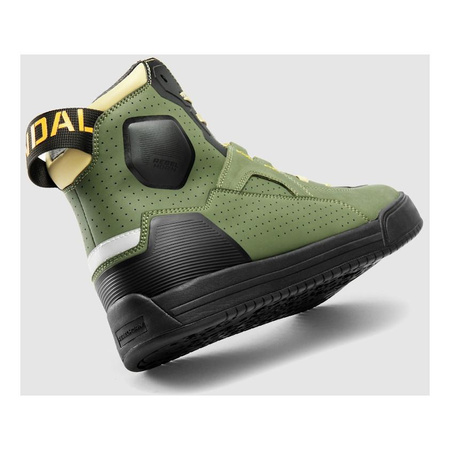 Trampki motocyklowe REBELHORN VANDAL II GREEN/BLACK/ORANGE