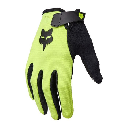 Rękawiczki rowerowe dziecięce FOX JUNIOR RANGER FLUORESCENT YELLOW żółty fluo