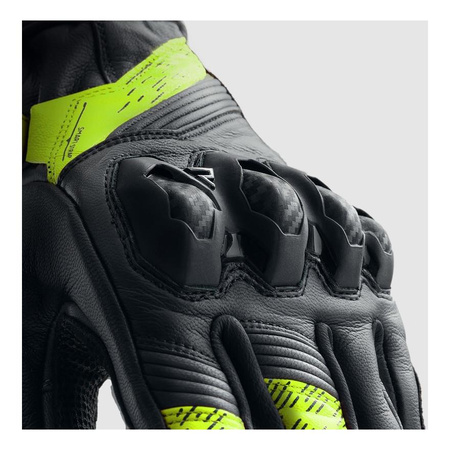 Rękawice miejskie REBELHORN VIPER BLACK/GREY/FLUO YELLOW