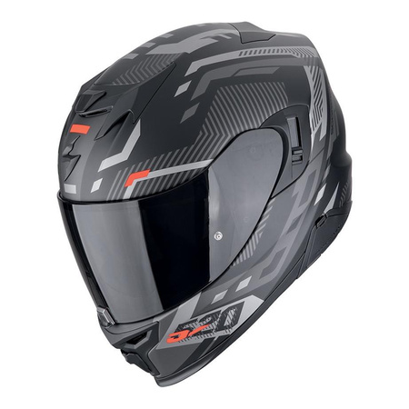Kask integralny SCORPION EXO-520 EVO AIR RANKA BLACK/SILVER/RED