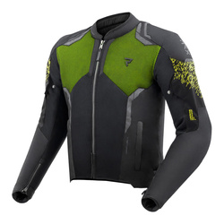 Kurtka tekstylna REBELHORN JAX BLACK/FLUO YELLOW czarny żółty fluo