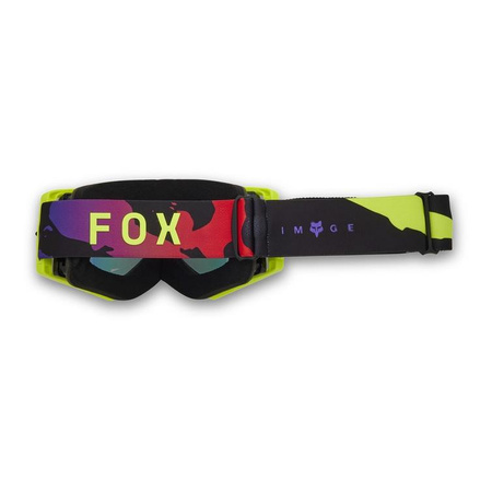 Gogle motocyklowe FOX AIRSPACE SPARK THROTTLE BLACK/YELLOW czarny żółty