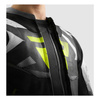Kurtka skórzana REBELHORN INFERNO BLACK/WHITE/FLUO YELLOW