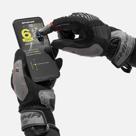 Rękawice miejskie SHIMA STREAM VENT RED