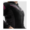 Kurtka tekstylna damska REBELHORN HIFLOW V LADY BLACK/GREY/FLUO PINK czarny szary różowy