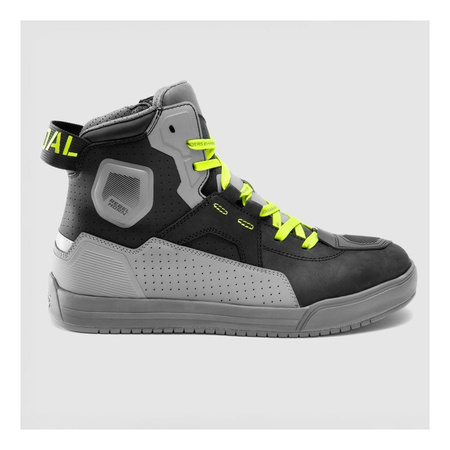 Trampki motocyklowe REBELHORN VANDAL II BLACK/GREY/FLUO YELLOW czarny szary żółty fluo