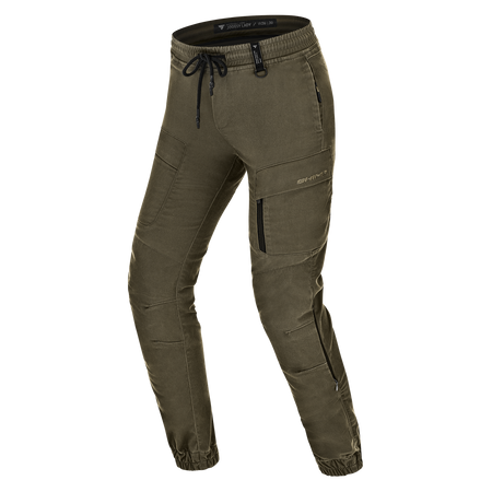 Jeansy motocyklowe damskie SHIMA JOGGSY LADY KHAKI