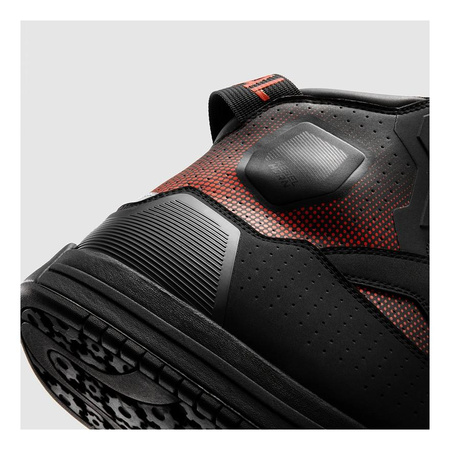 Trampki motocyklowe REBELHORN VANDAL II BLACK/RED czarny czerwony