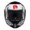 Kask szczękowy MT ATOM 2 SV STRANGE BLACK/WHITE