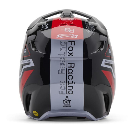 Kask cross dziecięcy FOX JUNIOR V1 RACE SPEC FLUORESCENT RED