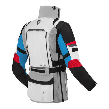 Kurtka tekstylna damska SECA ARRAKIS III LADY GREY/BLUE/RED szary niebieski czerwony