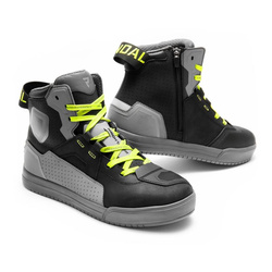 Trampki motocyklowe REBELHORN VANDAL II BLACK/GREY/FLUO YELLOW