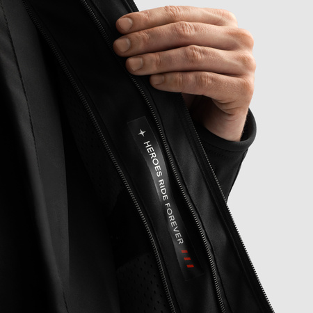 Kurtka tekstylna REBELHORN BORG II BLACK czarny