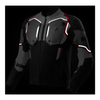 Kurtka tekstylna REBELHORN BORG II BLACK/GREY/RED czarny szary czerwony