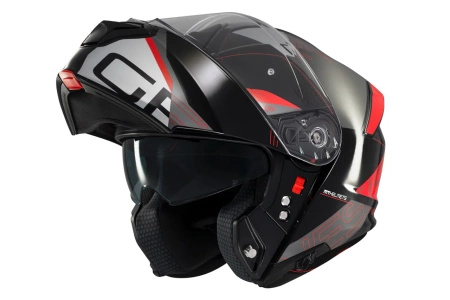 Kask szczękowy MT GENESIS SV ATEMPO GREY/RED