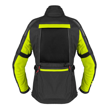 Kurtka tekstylna damska SPIDI 4 SEASON V3 LADY YELLOW FLUO czarny żółty fluo