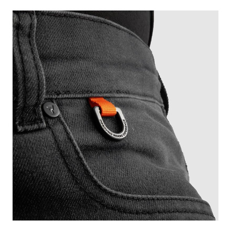 Jeansy motocyklowe REBELHORN REVOLT MONOLAYER BLACK