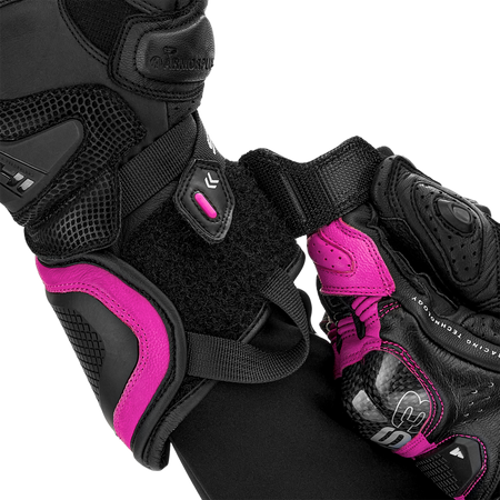 Rękawice sportowe damskie SHIMA RS-3 LADY PINK czarny różowy