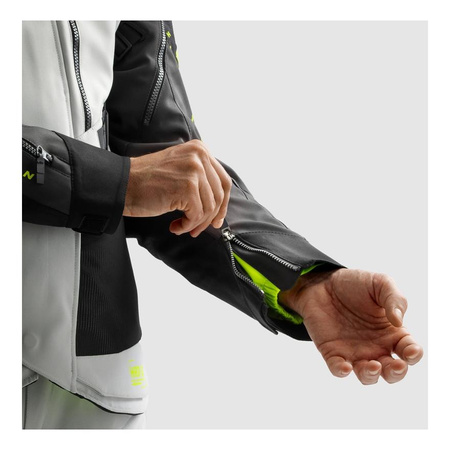 Kurtka tekstylna REBELHORN HARDY 3.0 BLACK/GREY/FLUO YELLOW czarny szary żółty fluo