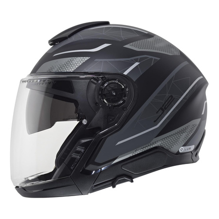 Kask otwarty SCHUBERTH J2 ECE SIGMA GREY czarny szary