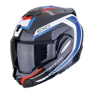 Kask szczękowy SCORPION EXO-TECH EVO CARBON COSY BLACK/BLUE/RED