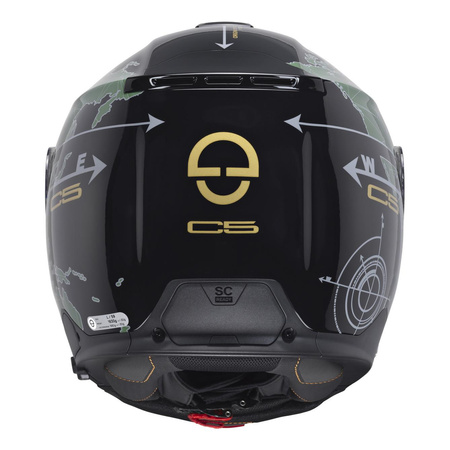 Kask szczękowy SCHUBERTH C5 ECE GLOBE GREEN