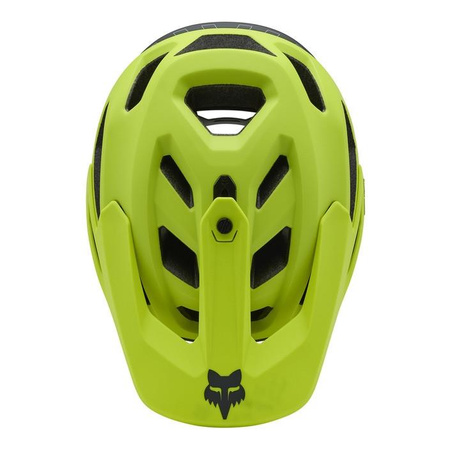 Kask rowerowy FOX DROPFRAME PRO RUNN FLUORESCENT YELLOW